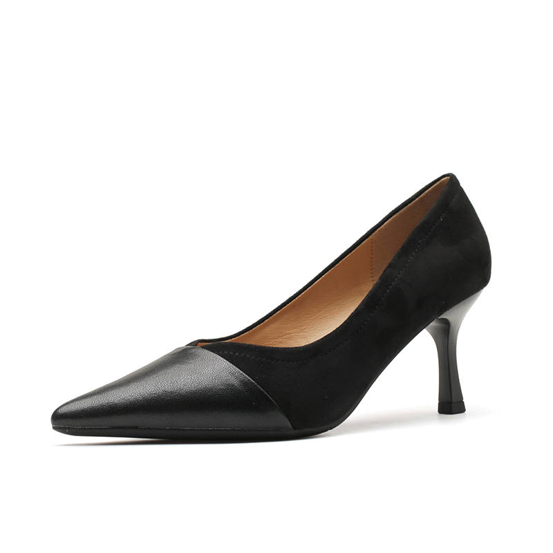 TATAYA Microfiber Leather Slim Heel High Heels Women's
