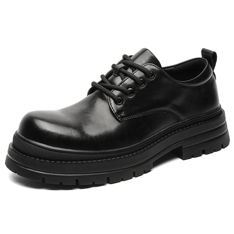V ZERO FIVE V ZERO FIVE Microfiber Leather Casual Shoes Men's Black