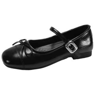 EEueeczs Pu Flat Mary Jane Shoes Women's