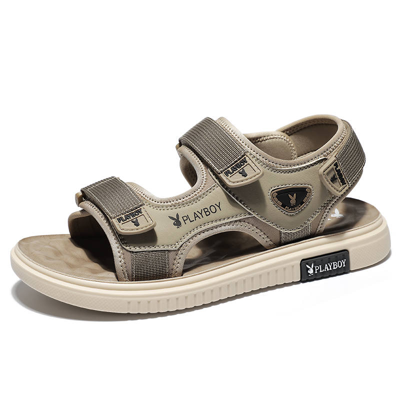 Playboy Playboy Microfiber Leather Beach Sandals Men's