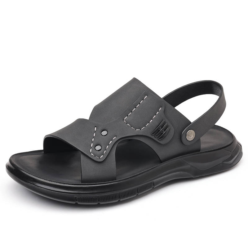 EGCHI EGCHI Beach Sandals Men's Black/Gray