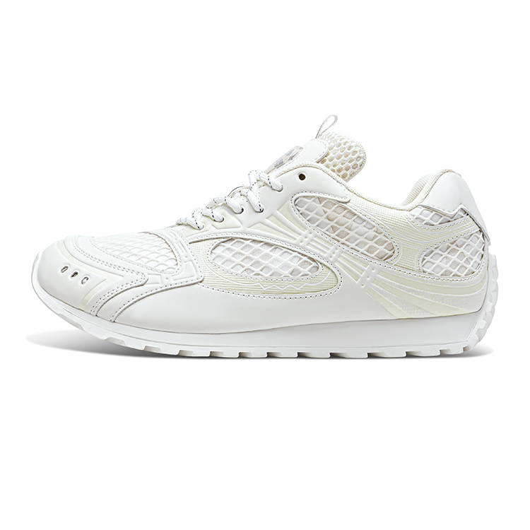 HART DAVIS Crooked Head Shoes Fabric Low top Casual Shoes Unisex Tea White