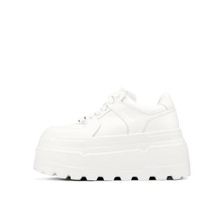 JOOC Height Increasing Height Increasing Low top Casual Shoes Women's White