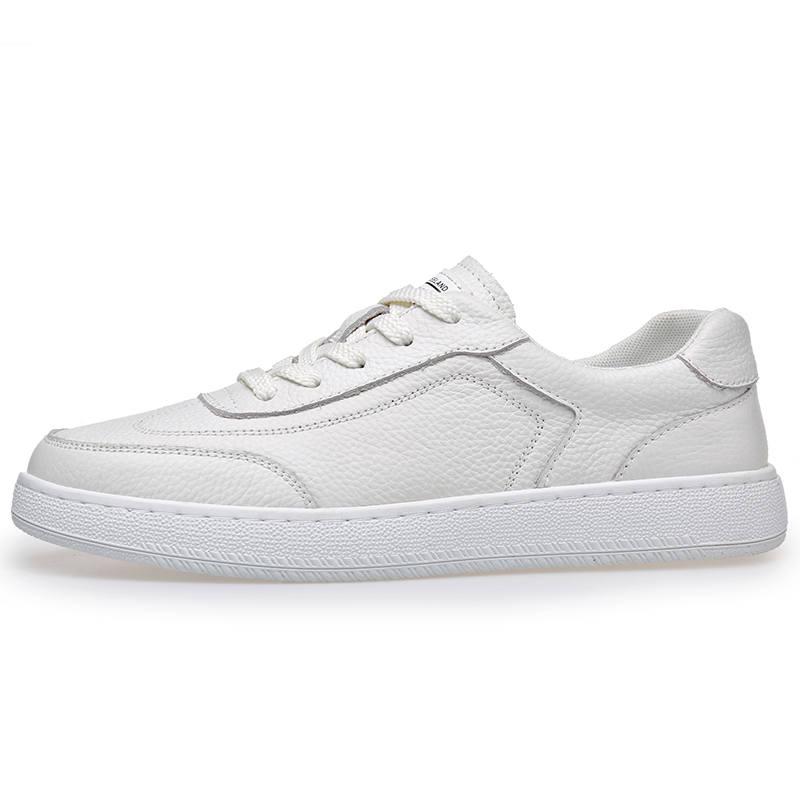 XIAOTOULANG Top Grain Cow Leather Lightweight Breathable Lightweight And Breathable Low top Skateboard Shoes Men's