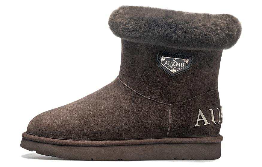 AU&MU Snow Boots Women's Chocolate