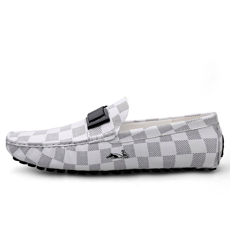 YINGLUNQISHI Leather Casual Shoes Men's