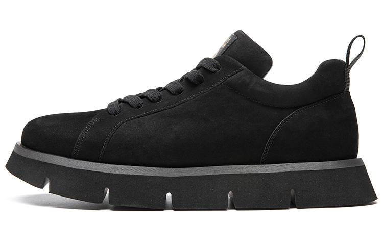 Anthony Miles Cow Leather Casual Shoes Men's Black