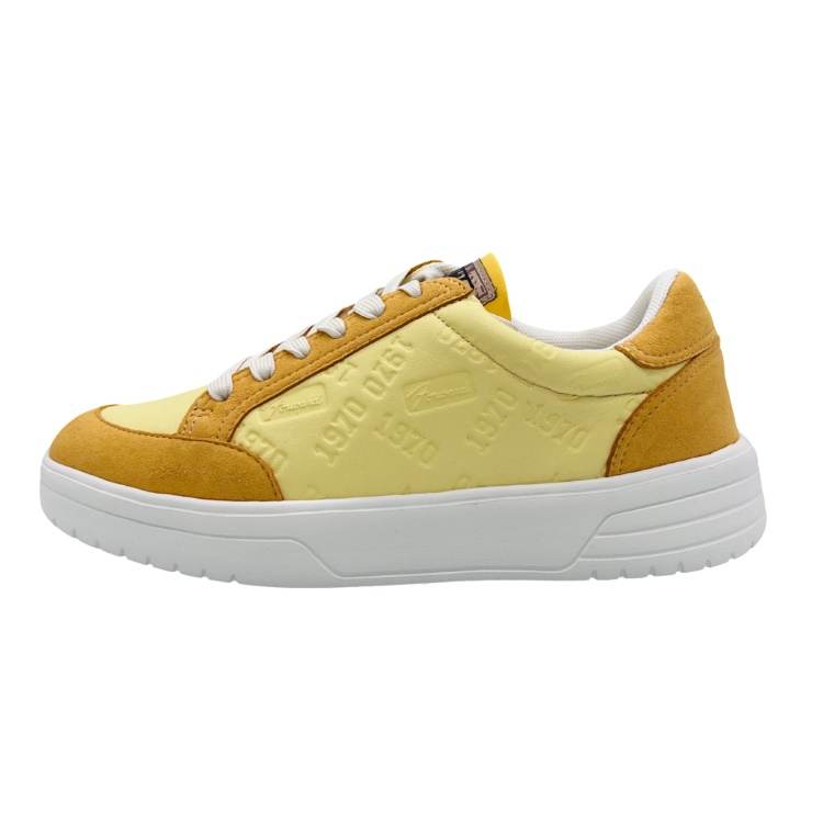 QIANJIN Low top Skateboard Shoes Women's Yellow