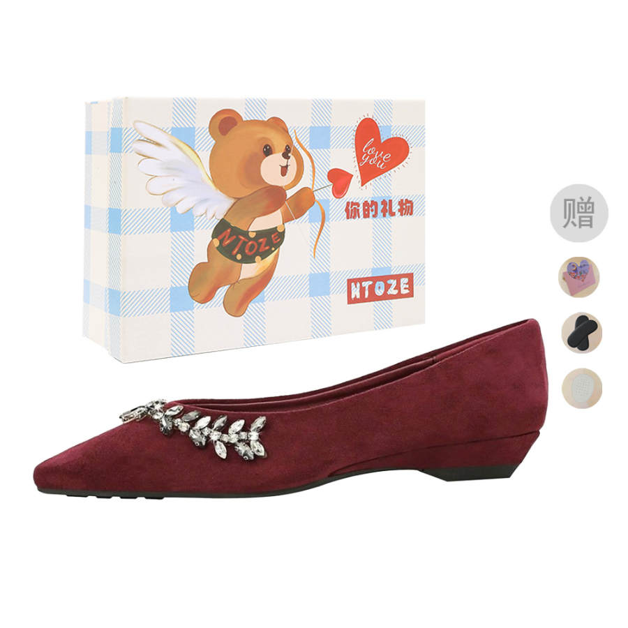NTOZE Suede Casual Shoes Women's