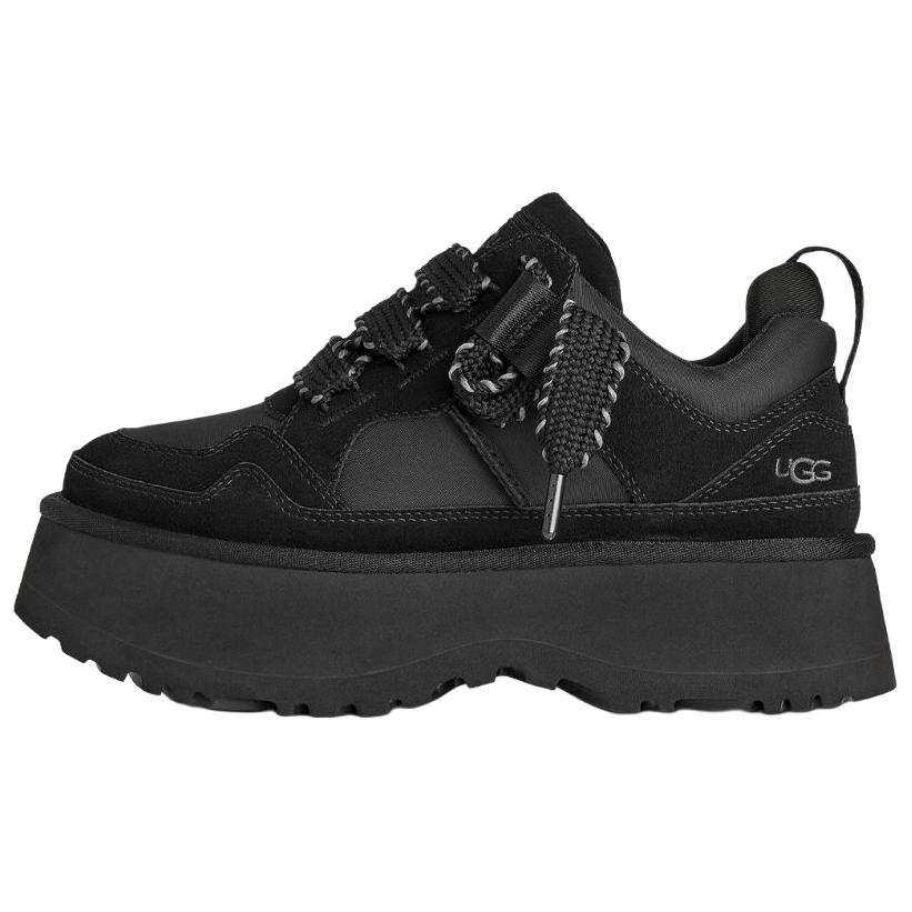 UGG Astromel Merlin Cow Split Leather Low top Casual Shoes Women's Black
