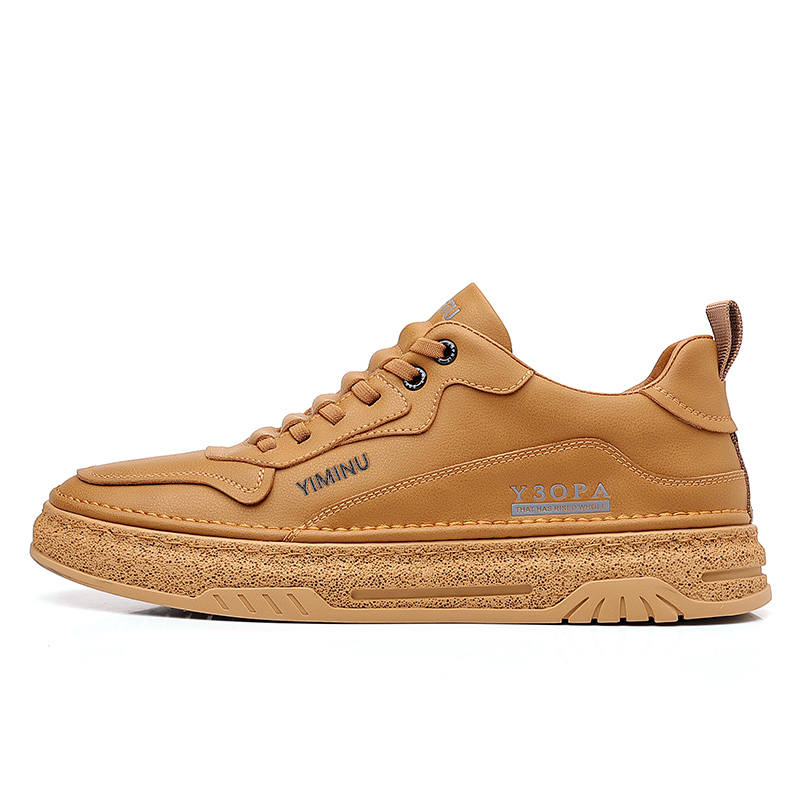 YIMINU Cow Leather Casual Shoes