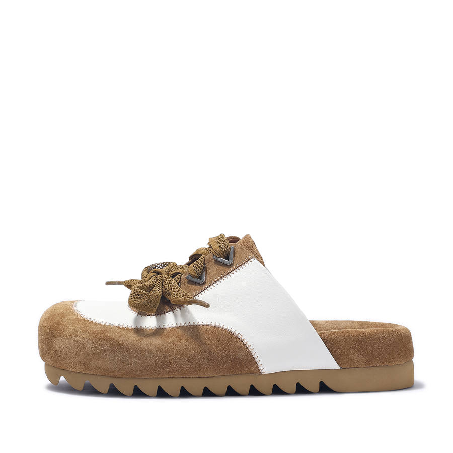 BELLALILY Rubber Sole Metal Slip Resistant Closed Toe Slippers Women's