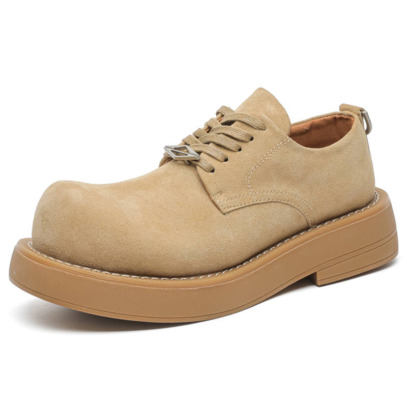 V05 Microfiber Leather Cushioning Slip Resistant Low top Casual Shoes Unisex Yellow