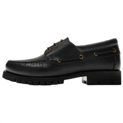 ZARA Boat Shoes Men's Black
