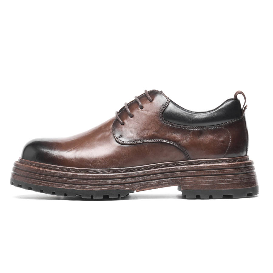 C°BANNER Cow Leather Men's Casual Shoes Men's Brown
