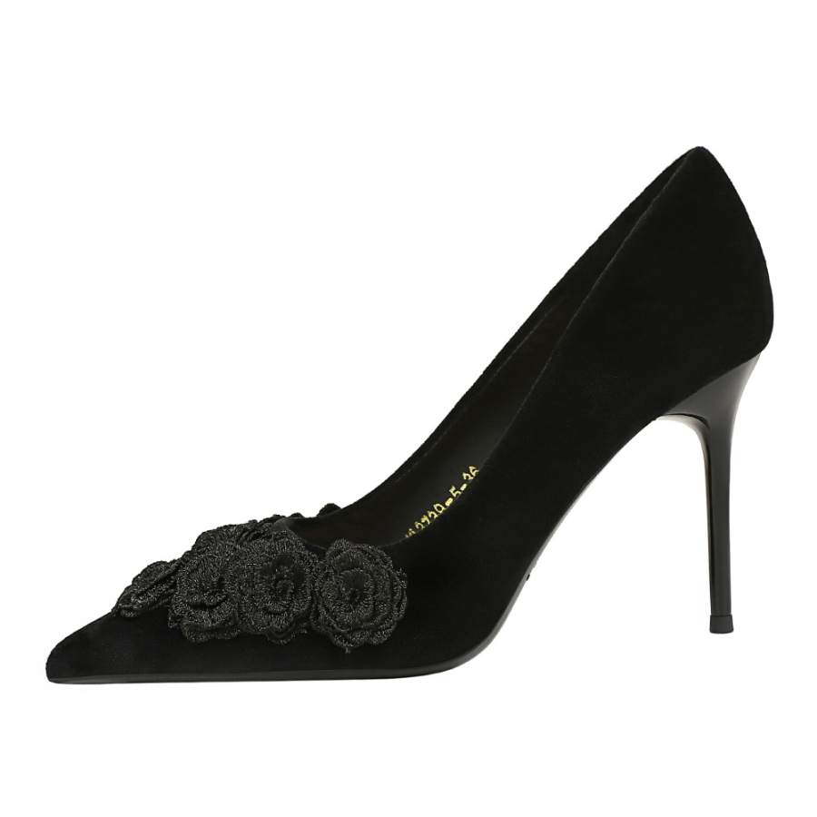 QITUMAUL High Heels Women's Coffee