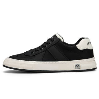 ARTHURBUILL Microfiber Leather Slip Resistant Slip Resistant Low top Skateboard Shoes Unisex