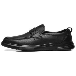 FANKE8°DU Cow Split Leather Casual Shoes Men's Black