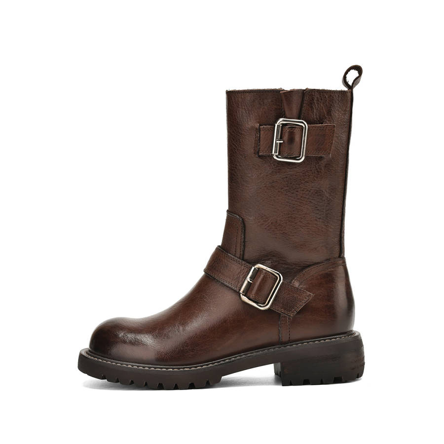 BOERDIQI Ankle Boots Women's Black/Brown
