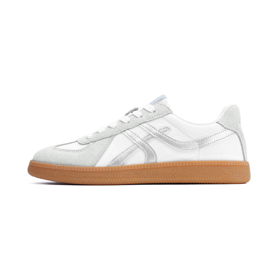 ANBU Training Shoes Low top Skateboard Shoes Unisex Bright Silver
