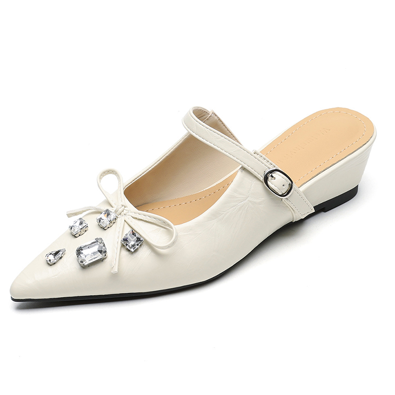 LANMOU Rubber Sole Closed Toe Slippers Women's