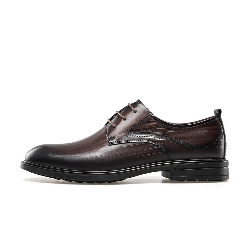 KANGNAI Casual Leather Shoes Men's Low Top