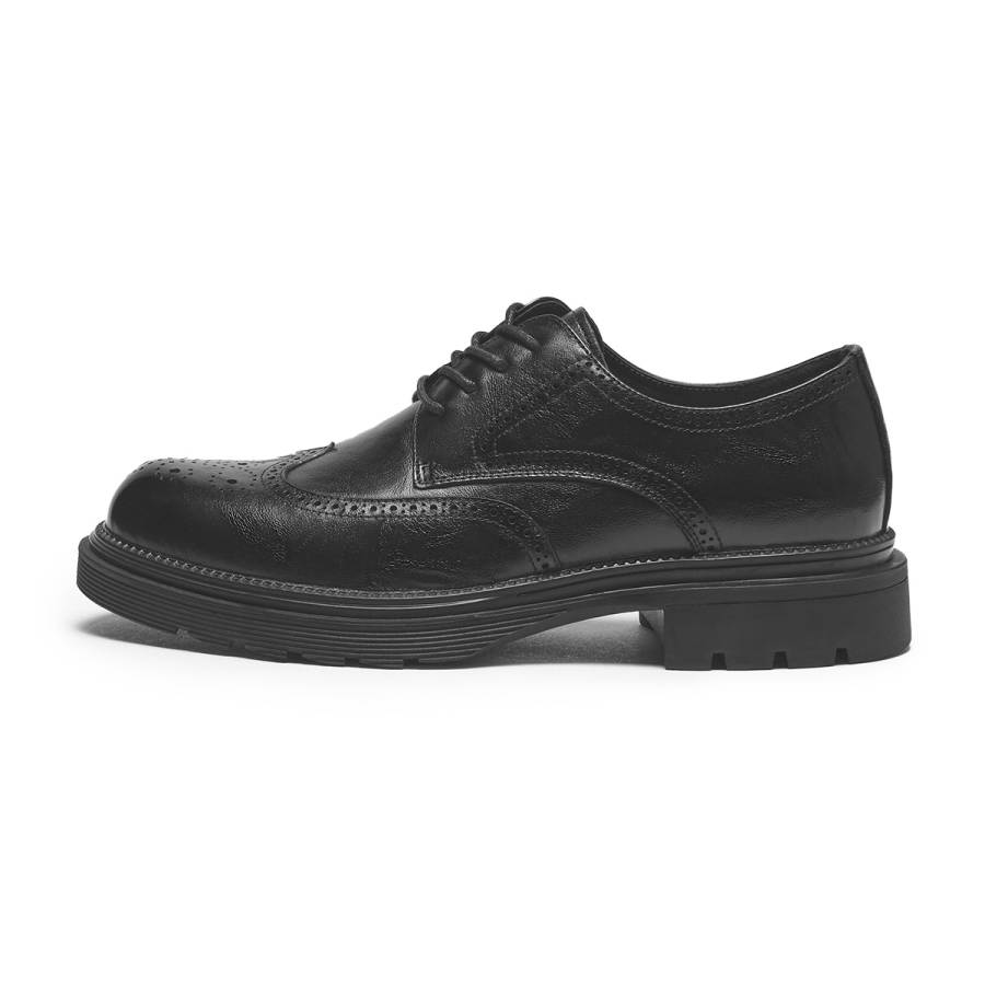 Hotwind Top Grain Cow Leather Casual Shoes Men's