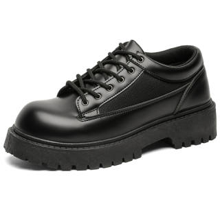 Medd Casual Leather Shoes Men's Low Top Black