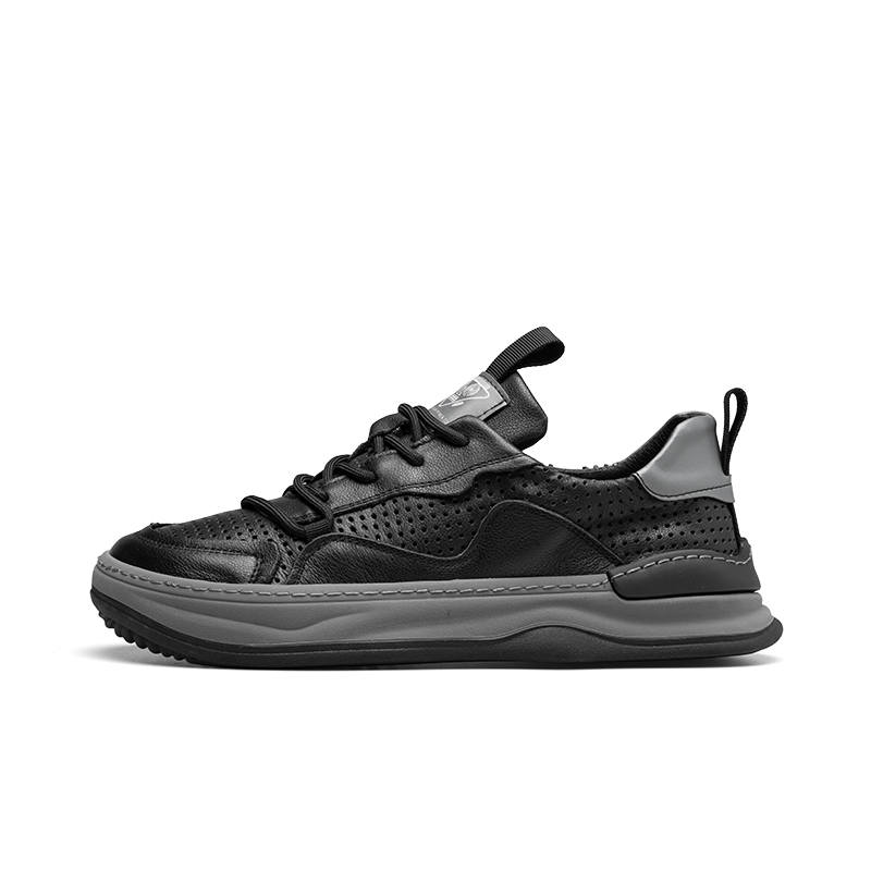 PARDASAUL Men's Casual Shoes Men's Low Top Black