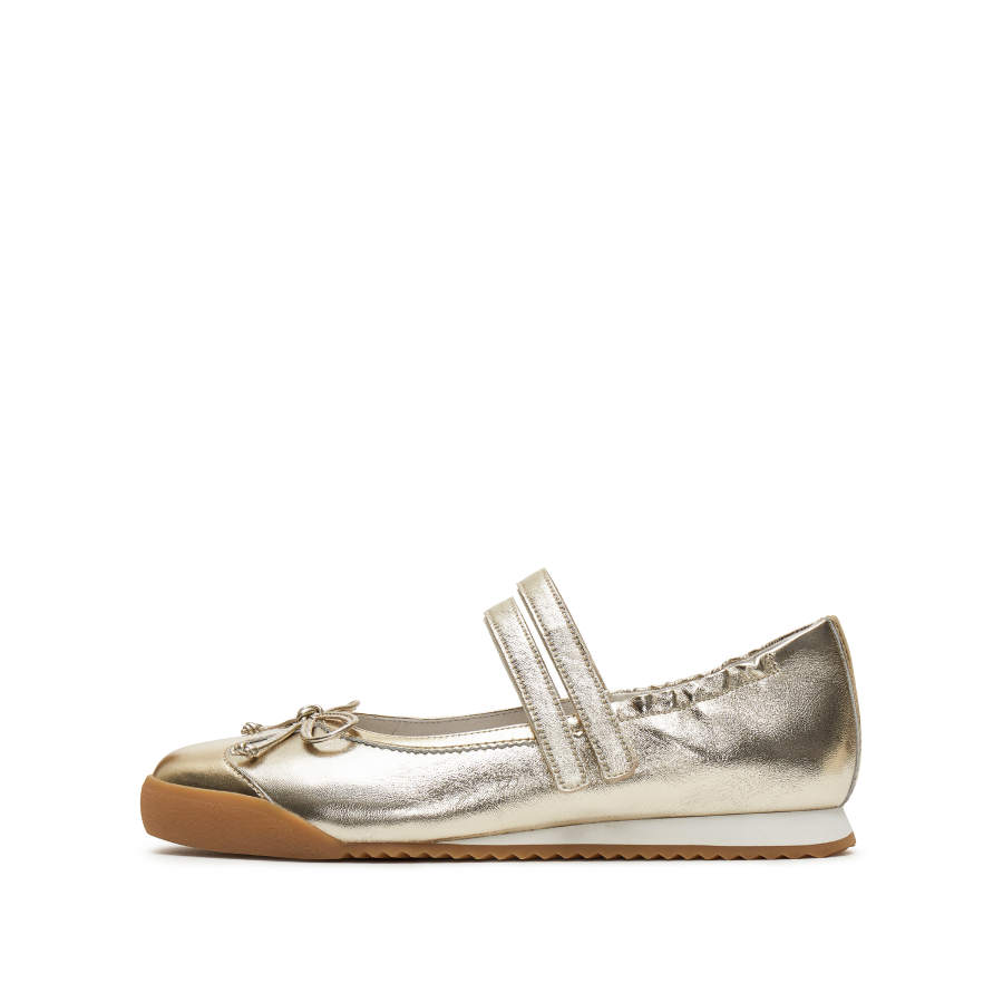 Staccato Sheepskin Flat Mary Jane Shoes Women's