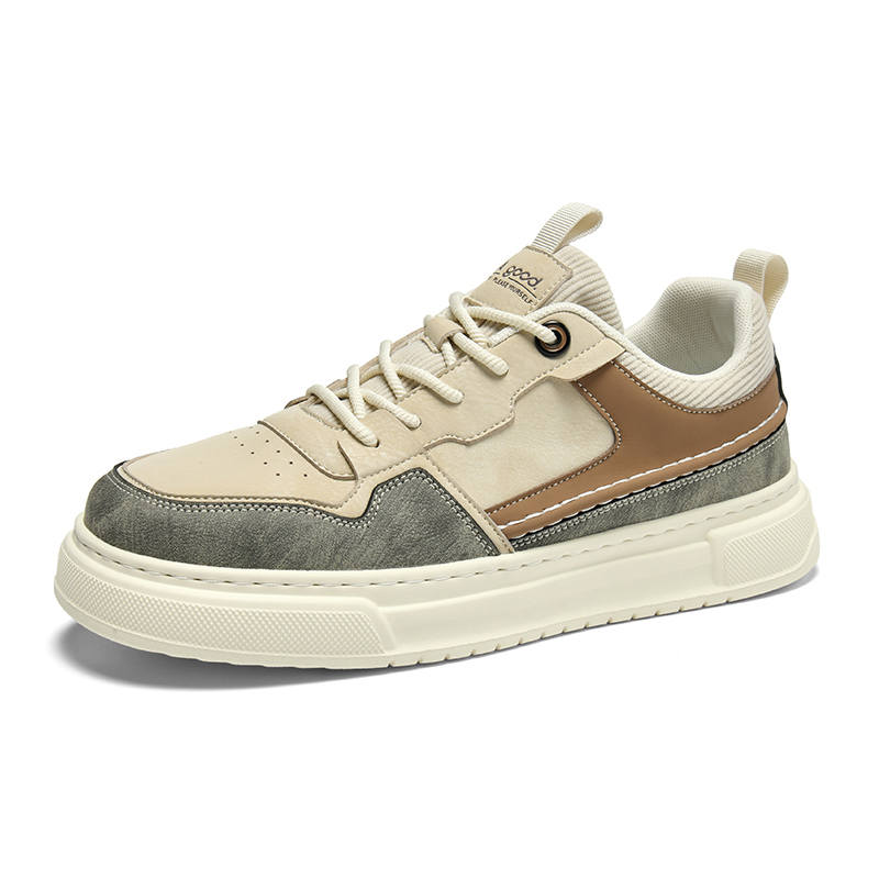 HLA Textile, Synthetic Leather Slip Resistant Abrasion Resistant Low top Skateboard Shoes Men's