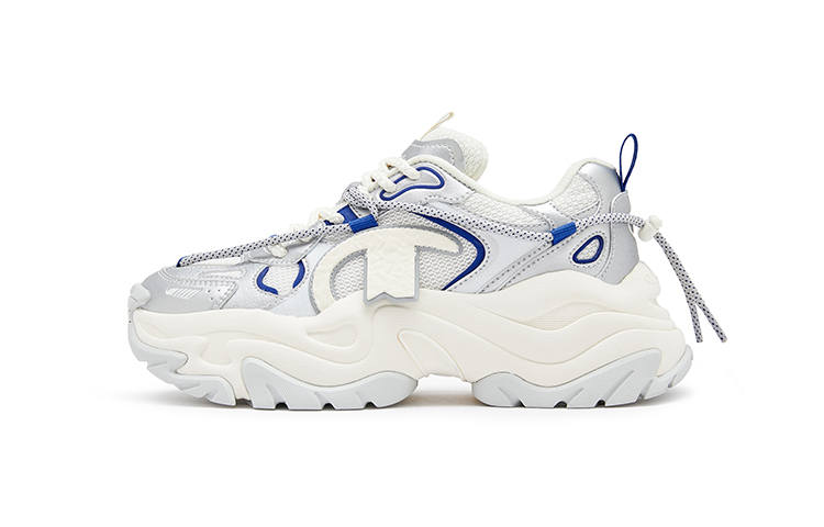 Champion Thousand Layers Y2K Shoes Low top Chunky Sneakers Men's Silver