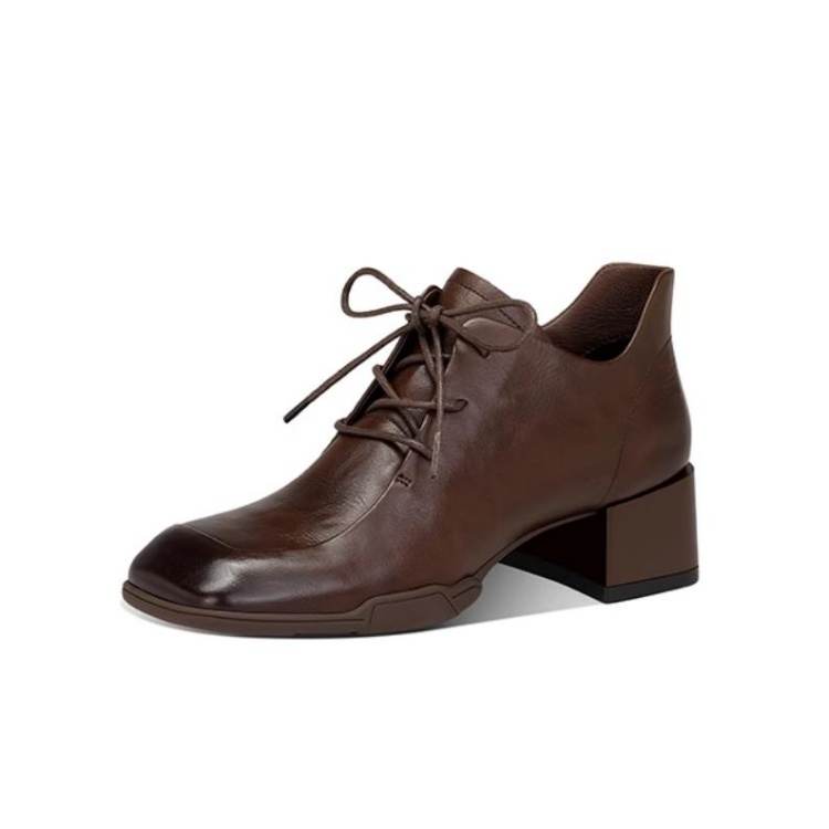 JESSICA SOPHIA Top Grain Cow Leather Casual Shoes 4.5cm Women's