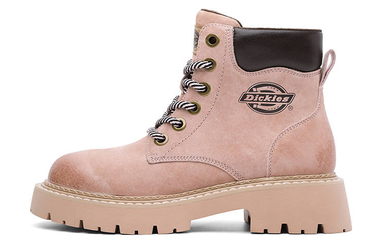 Dickies Combat Boots Women's Earth Yellow/Camel/Pink