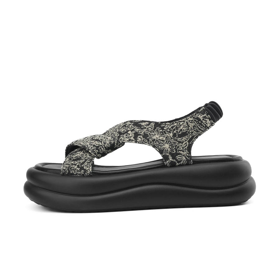 DAPHNE DAPHNE Beach Sandals Women's Black/Beige