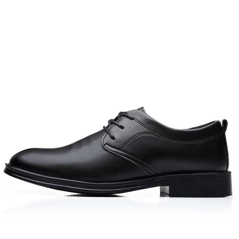 CAOZE Microfiber Leather Dress Shoes Men's Black