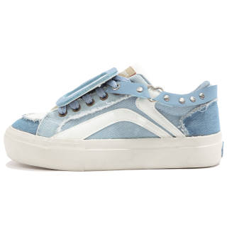 TUOPIN Pai Shoes Synthetic Leather Slip Resistant Lightweight Support Low top Skateboard Shoes Women's