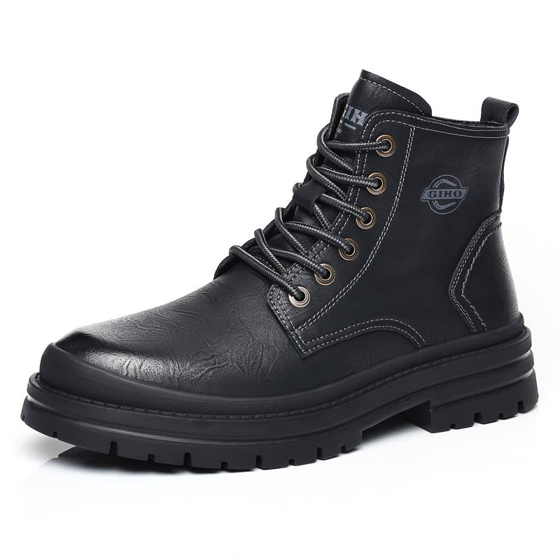 GIHO Combat Boots Men's Black