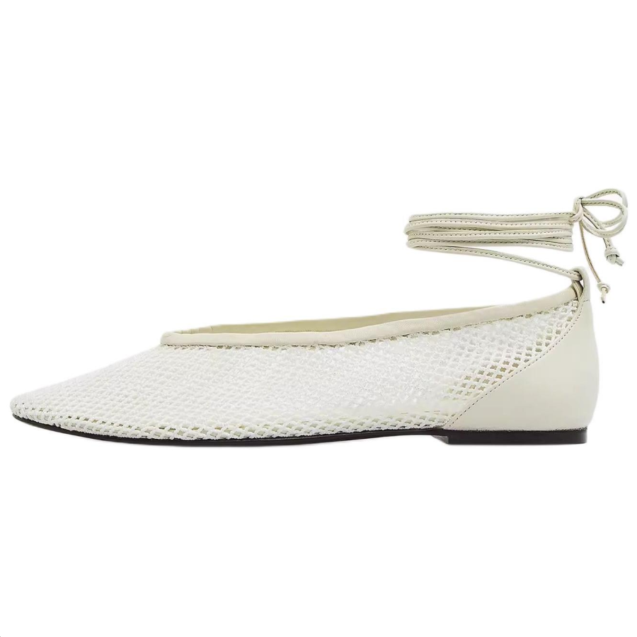 COS Cow Leather Casual Shoes Women's White