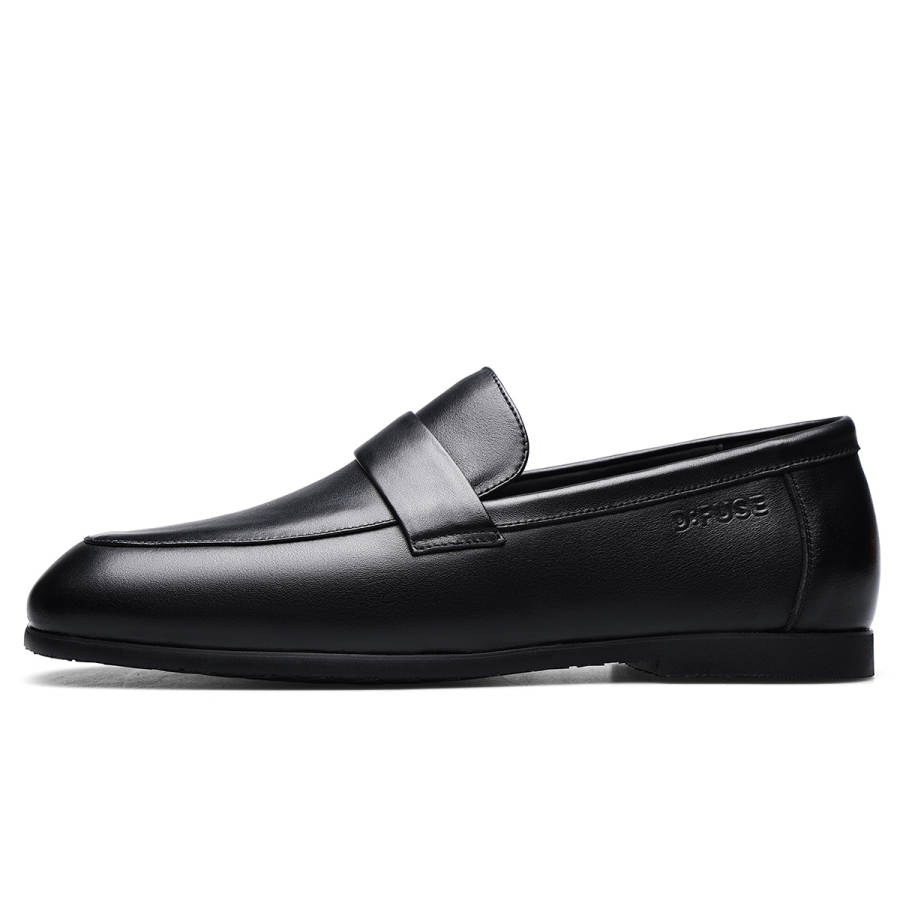 D:FUSE SCANDINAVIA D FUSE SCANDINAVIA Cow Leather Casual Shoes Men's Black