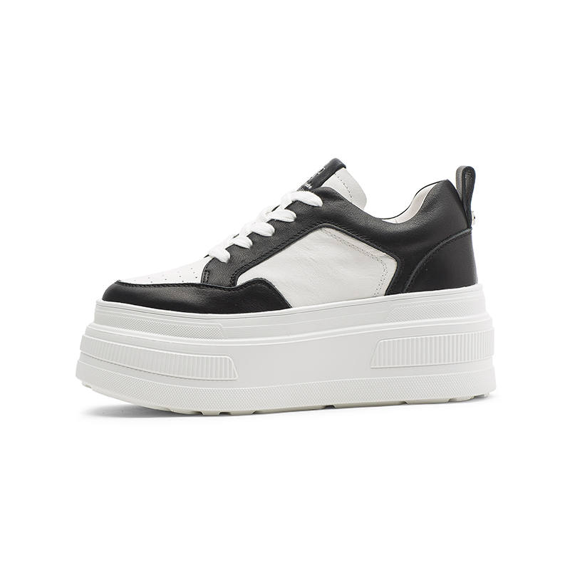 Coup De Foudre Cow Leather Slip Resistant Height Increasing Slip Resistant Height Increasing Low top Skateboard Shoes