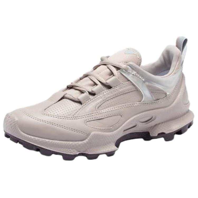 Ecco Biom C Trail Cow Leather Low top Hiking Shoes Women's Gray Pink 803323