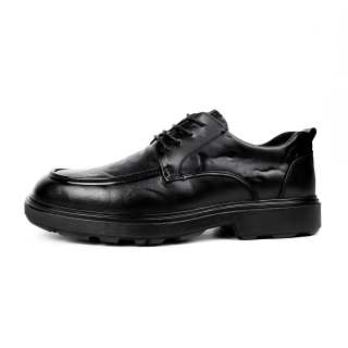 G5 Casual Leather Shoes Men's Low Top Black/Brown