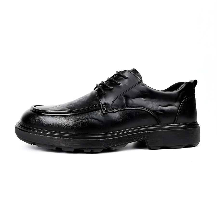 G5 Casual Leather Shoes Men's Low Top Black/Brown