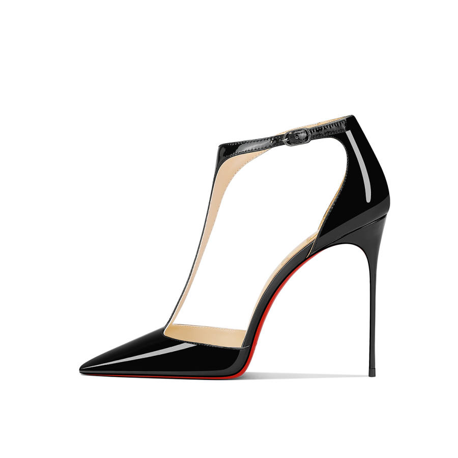 YUTIANAI Patent Leather High Heels Women's