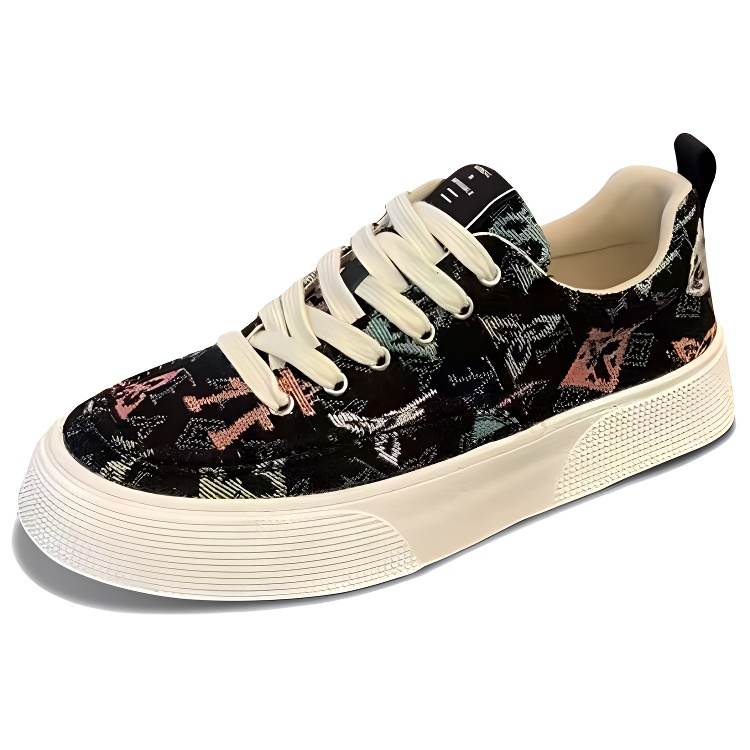 MEXICAN Low top Skateboard Shoes Men's Black