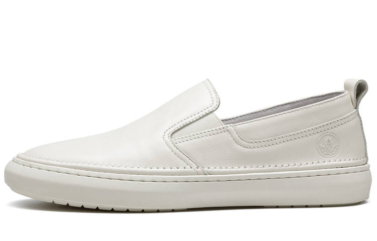 LEAVELAND Men's Casual Shoes Men's Low Top White/Black
