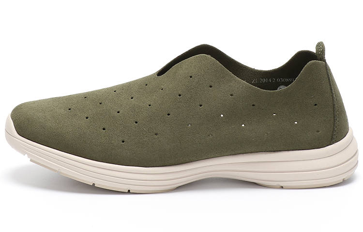 REBECCA LIM'S Beige Blue Collection Microfiber Leather Low top Casual Shoes Unisex