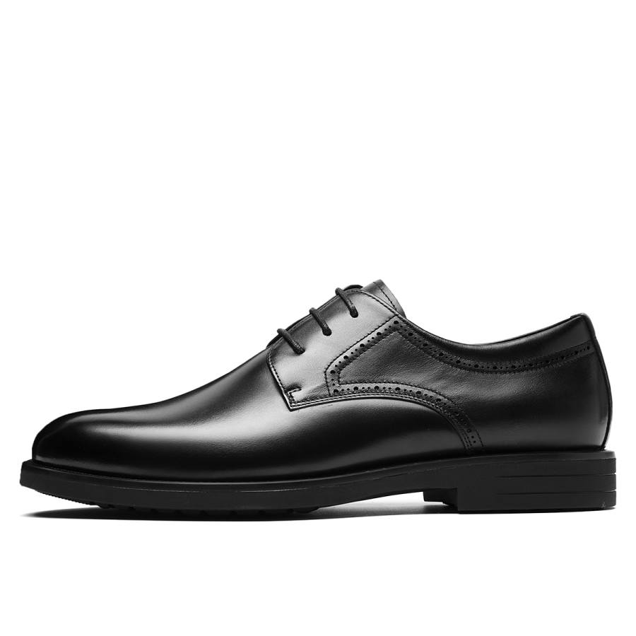 HLA Dress Shoes Men's Low Top Black/Brown