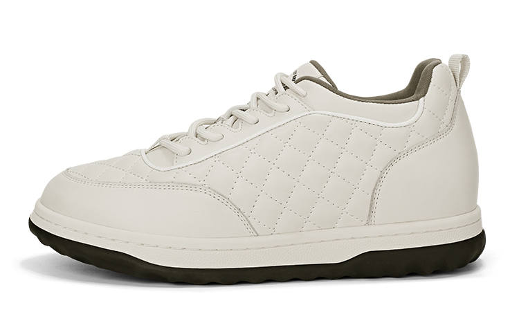 He Jinchang Low top Skateboard Shoes Women's Ecru